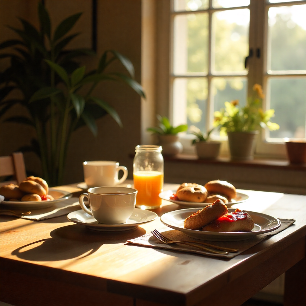 Handgjord träbord i ek